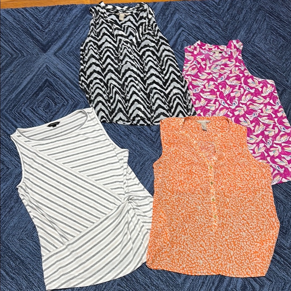 Stylish Women's Tops Collection - Black, Pink, White, Orange